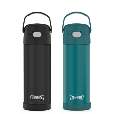 16oz Black and Green water bottles bundle.