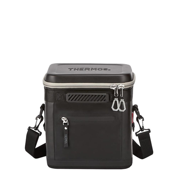 12 Can Icon Cooler, front view, in Granite.