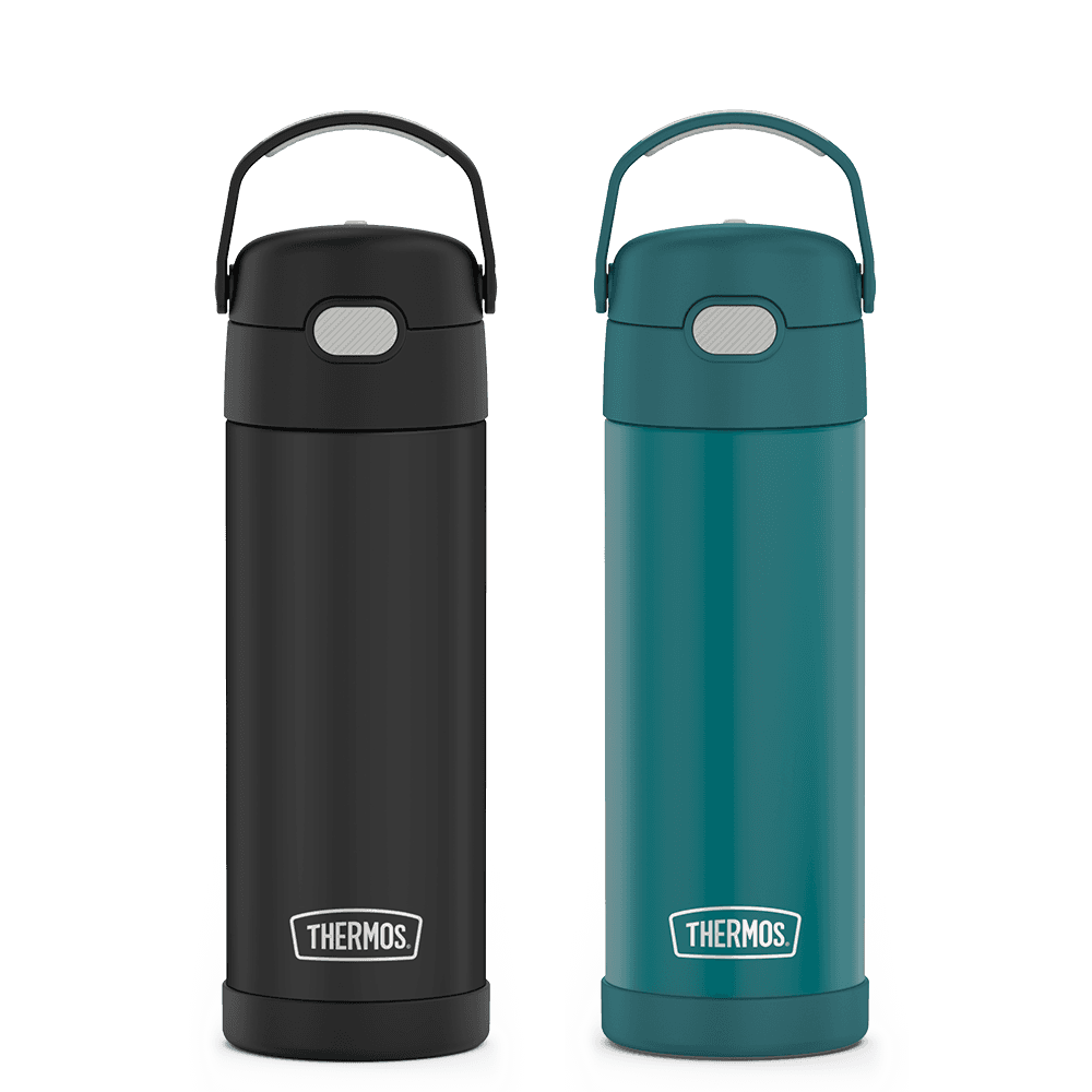 16oz Black and Green water bottles bundle.