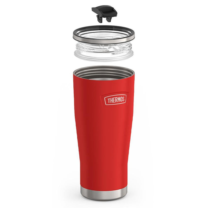 Thermos 24 ounce stainless steel tumbler with slide lock lid