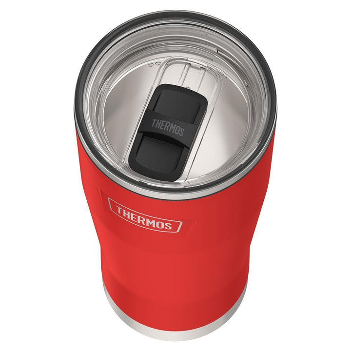 Thermos 24 ounce stainless steel tumbler with slide lock lid