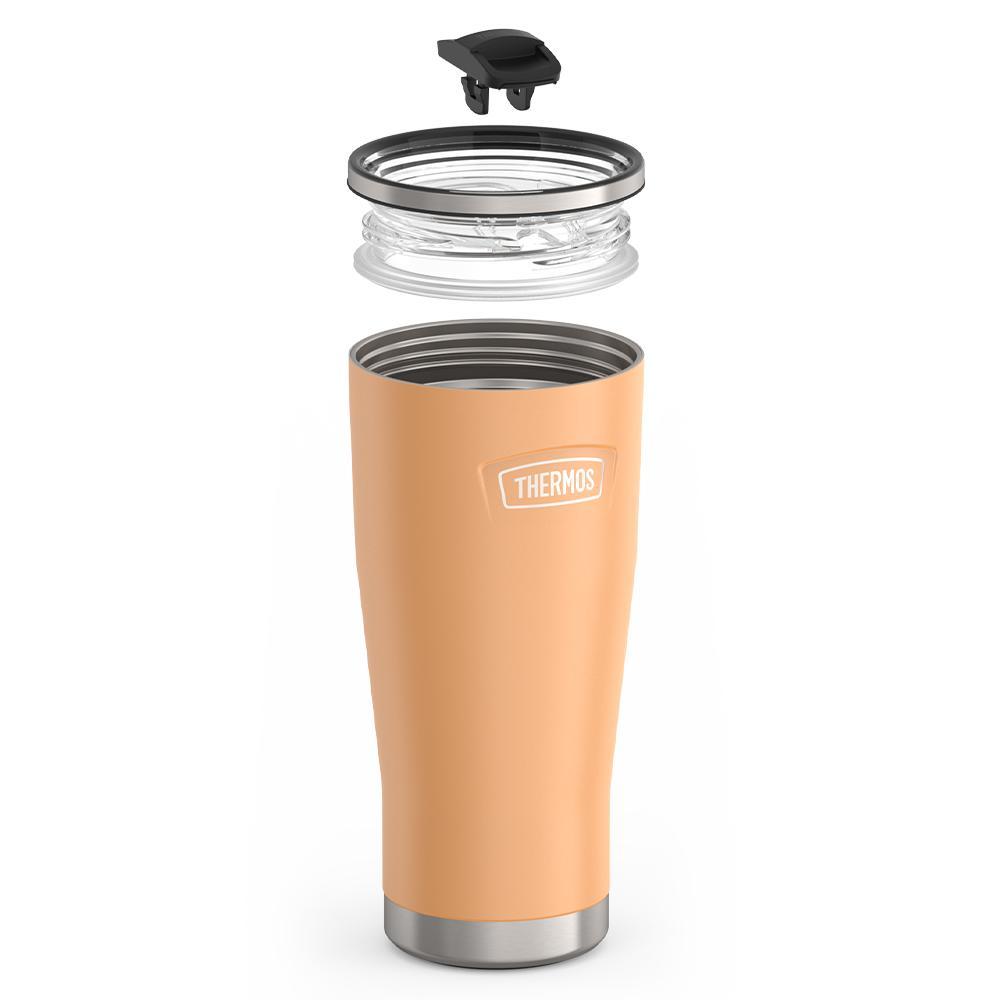 Thermos 24 ounce stainless steel tumbler with slide lock lid