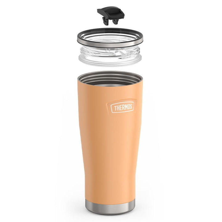 Thermos 24 ounce stainless steel tumbler with slide lock lid