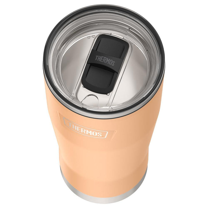 Thermos 24 ounce stainless steel tumbler with slide lock lid