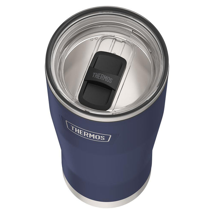 Thermos 24 ounce stainless steel tumbler with slide lock lid