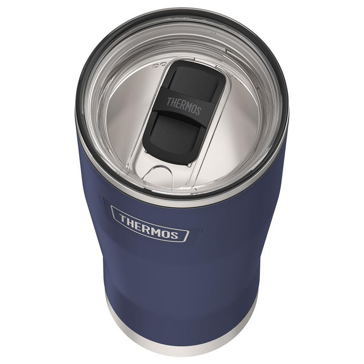 Thermos 24 ounce stainless steel tumbler with slide lock lid