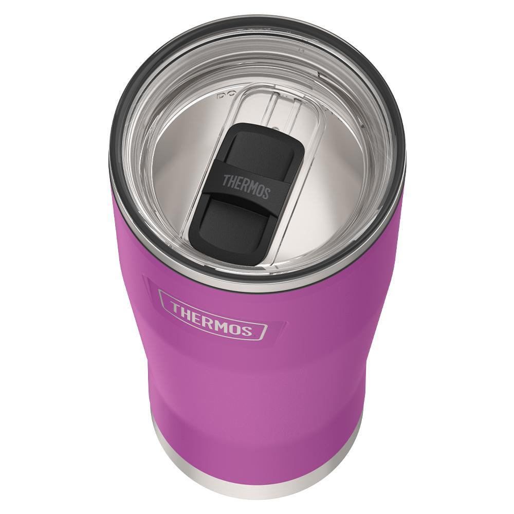 Thermos 24 ounce stainless steel tumbler with slide lock lid