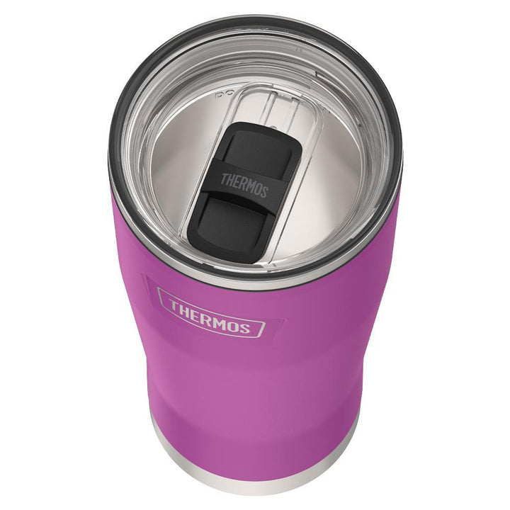 Thermos 24 ounce stainless steel tumbler with slide lock lid