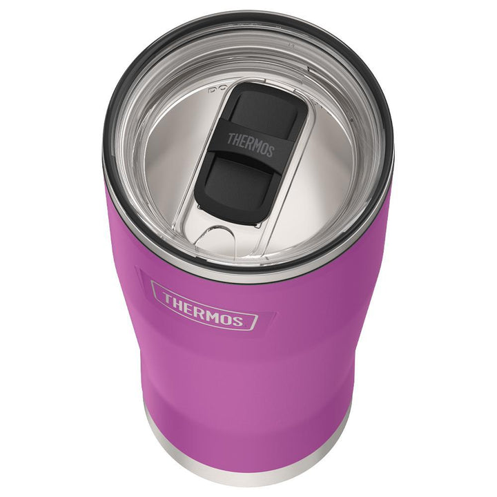 Thermos 24 ounce stainless steel tumbler with slide lock lid