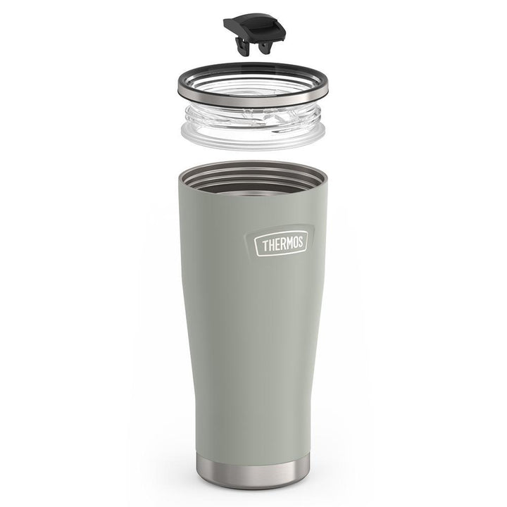 Thermos 24 ounce stainless steel tumbler with slide lock lid