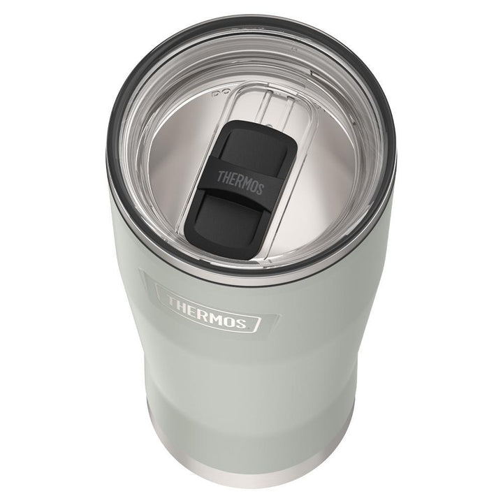 Thermos 24 ounce stainless steel tumbler with slide lock lid
