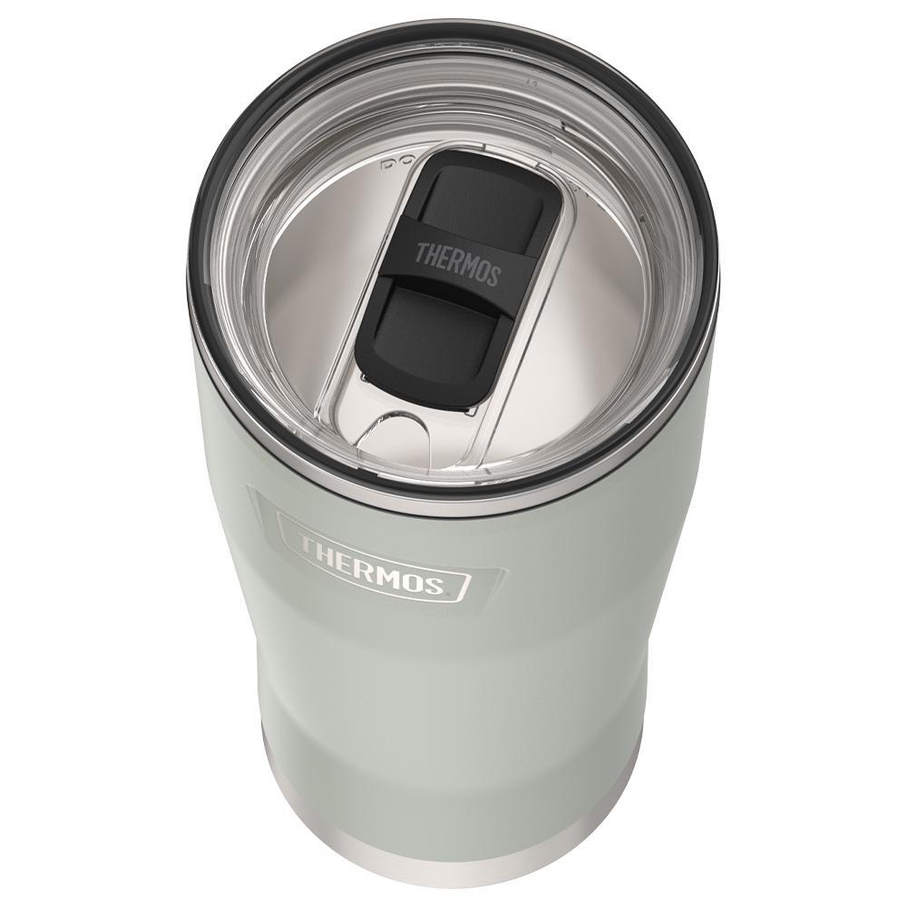 Thermos 24 ounce stainless steel tumbler with slide lock lid