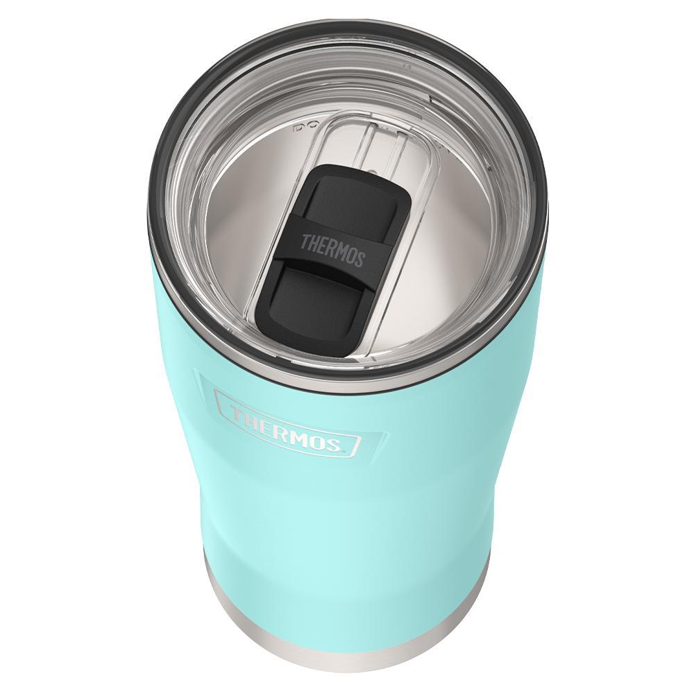 Thermos 24 ounce stainless steel tumbler with slide lock lid