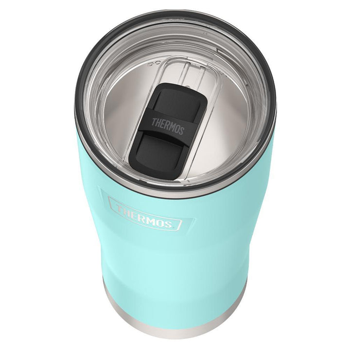 Thermos 24 ounce stainless steel tumbler with slide lock lid