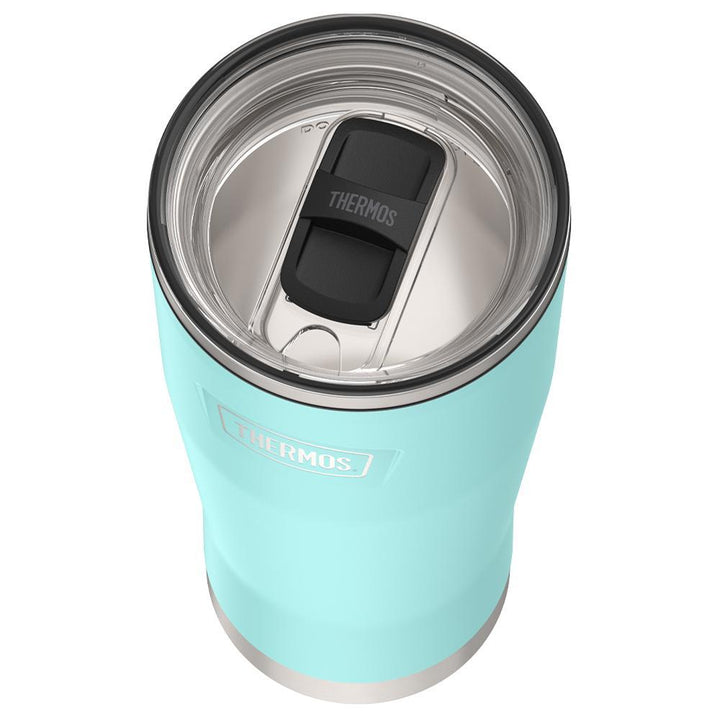 Thermos 24 ounce stainless steel tumbler with slide lock lid