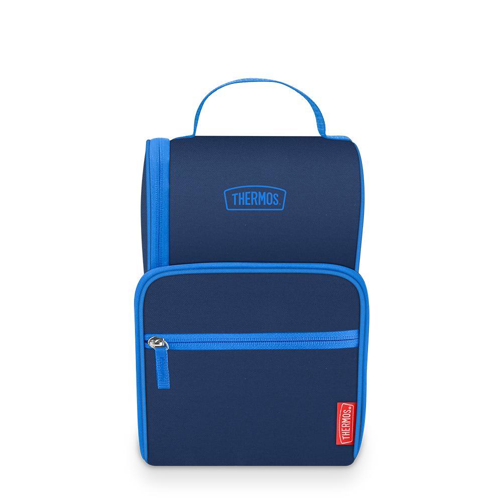 Thermos deep blue soft lunch box with multiple compartments