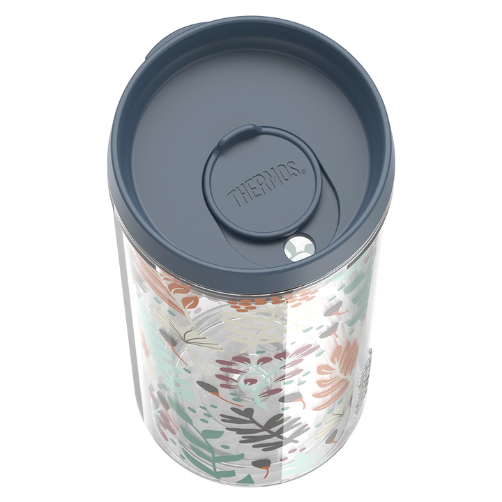 24oz DOUBLE WALL TUMBLER WHIMSICAL LEAVES