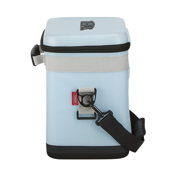 12 Can Icon Cooler, side view, in Glacier.