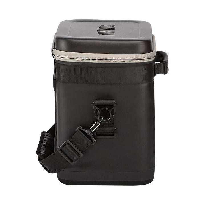 12 Can Icon Cooler, side view 2, in Granite.