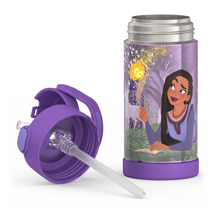 12 ounce Funtainer water bottle, Disney's Wish, unassembled.