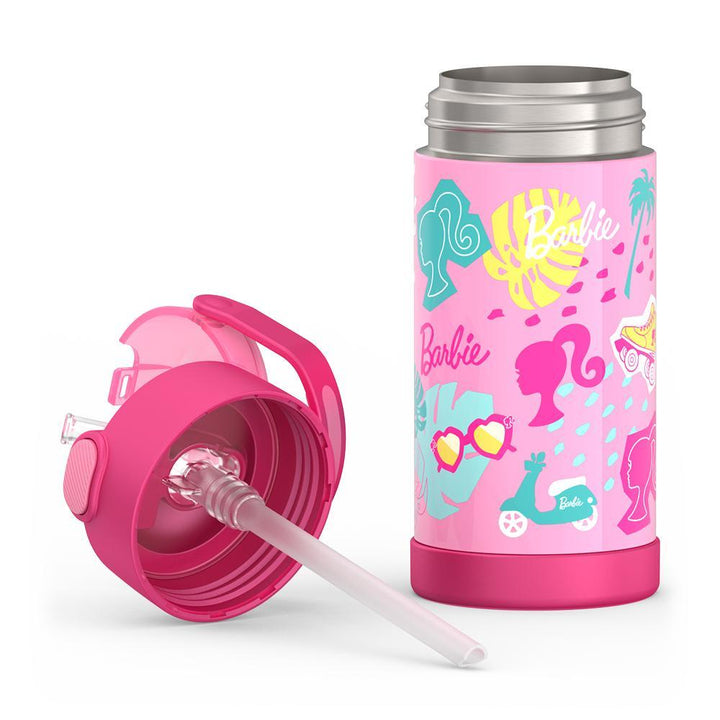 12 ounce Funtainer water bottle, Barbie, unassembled.