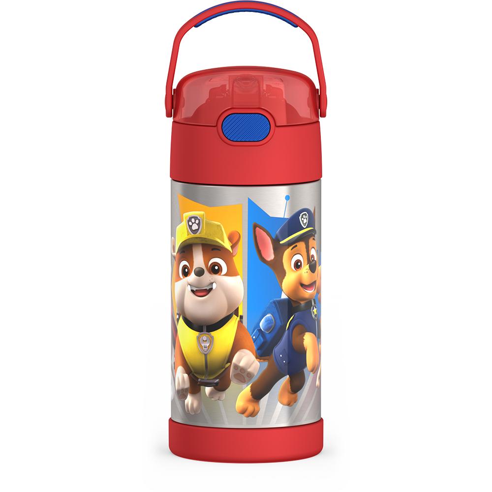 12 ounce Funtainer water bottle, Paw Patrol, Red