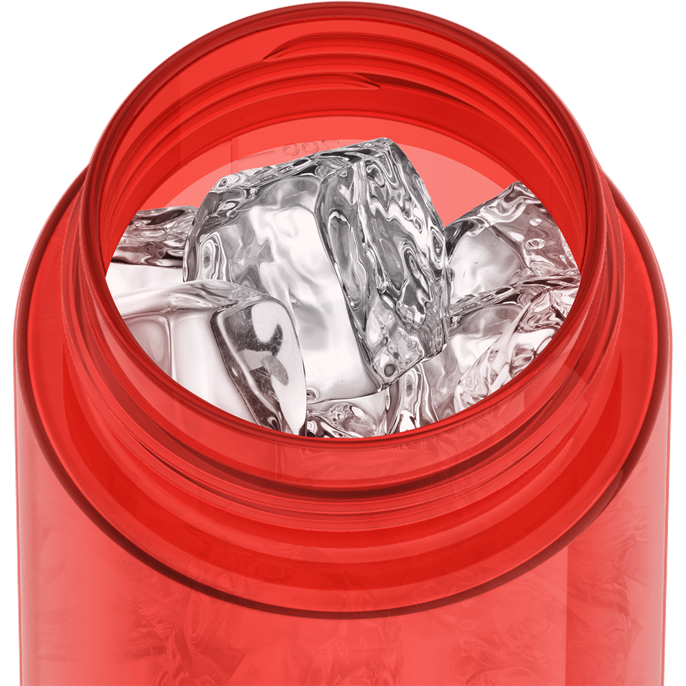 26oz ICON™ PLASTIC WATER BOTTLE WITH SPOUT LID