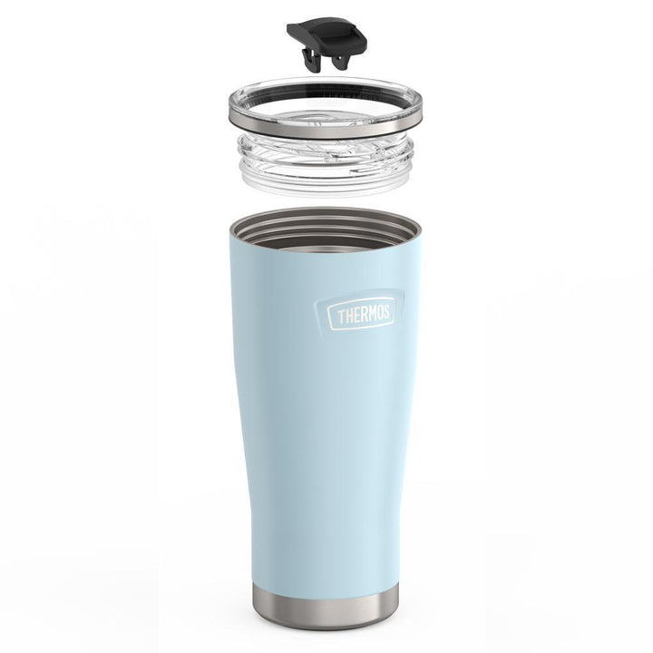 Thermos 24 ounce stainless steel tumbler with slide lock lid