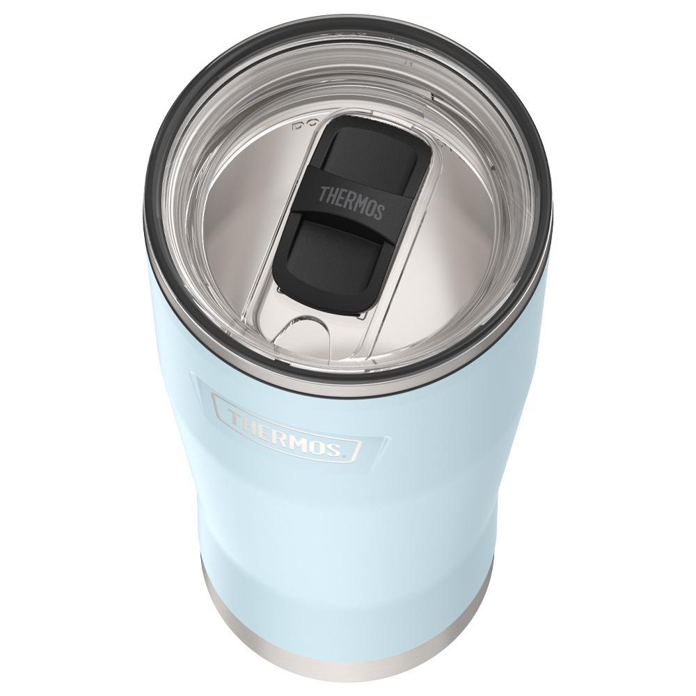 Thermos 24 ounce stainless steel tumbler with slide lock lid