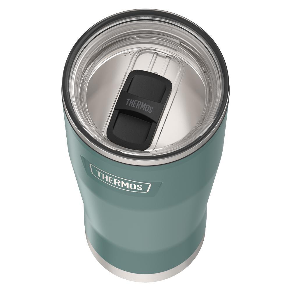 Thermos 24 ounce stainless steel tumbler with slide lock lid