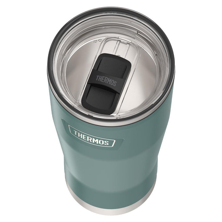Thermos 24 ounce stainless steel tumbler with slide lock lid