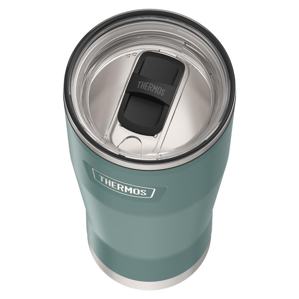 Thermos 24 ounce stainless steel tumbler with slide lock lid