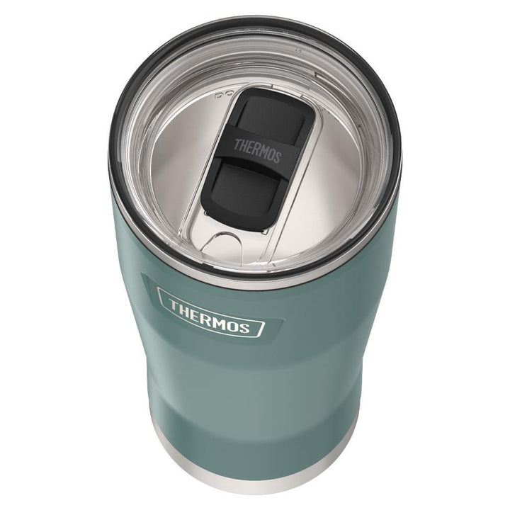 Thermos 24 ounce stainless steel tumbler with slide lock lid
