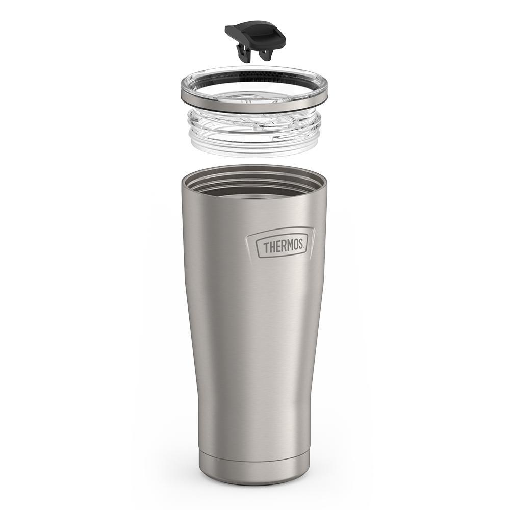 Thermos 24 ounce stainless steel tumbler with slide lock lid