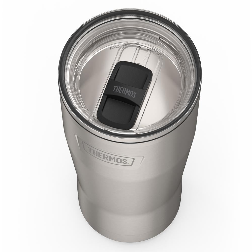 Thermos 24 ounce stainless steel tumbler with slide lock lid