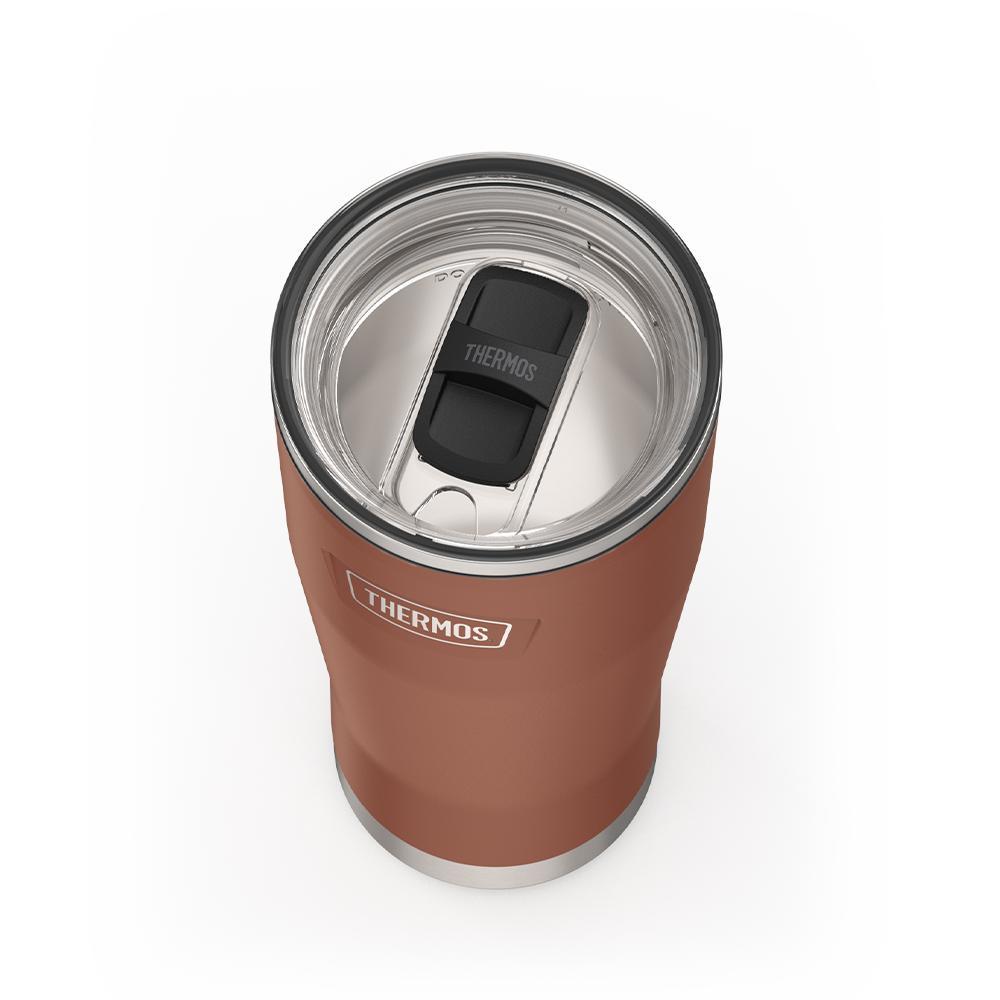 Thermos 24 ounce stainless steel tumbler with slide lock lid