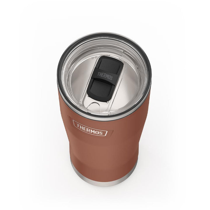 Thermos 24 ounce stainless steel tumbler with slide lock lid
