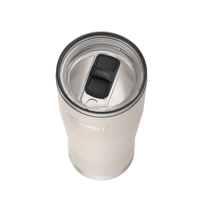 Thermos 24 ounce stainless steel tumbler with slide lock lid