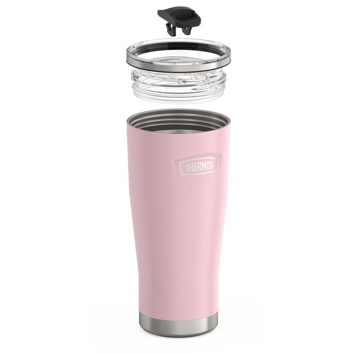Thermos 24 ounce stainless steel tumbler with slide lock lid