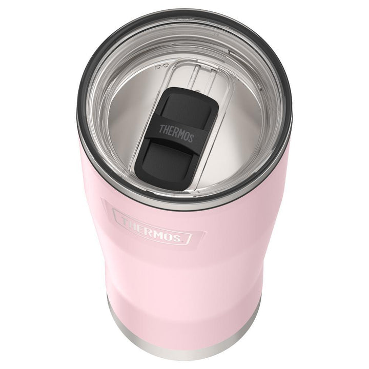 Thermos 24 ounce stainless steel tumbler with slide lock lid