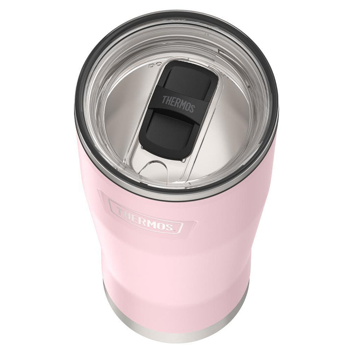 Thermos 24 ounce stainless steel tumbler with slide lock lid