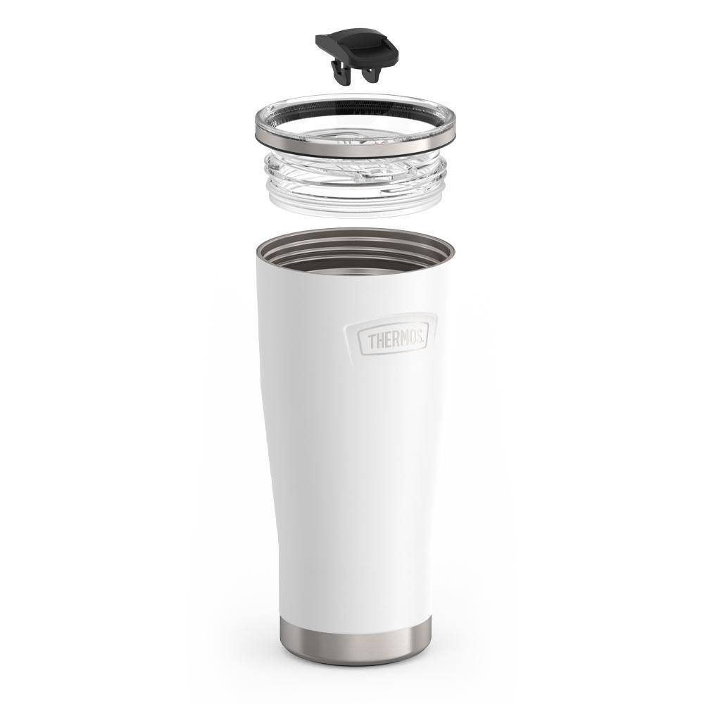 Thermos 24 ounce stainless steel tumbler with slide lock lid