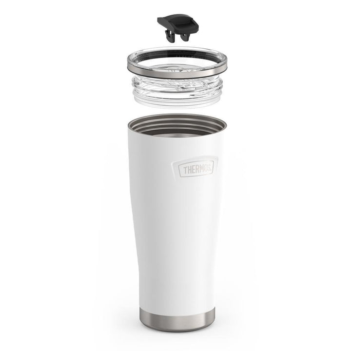 Thermos 24 ounce stainless steel tumbler with slide lock lid