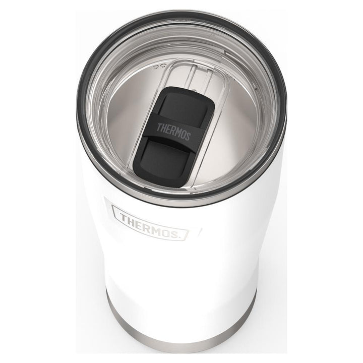 Thermos 24 ounce stainless steel tumbler with slide lock lid