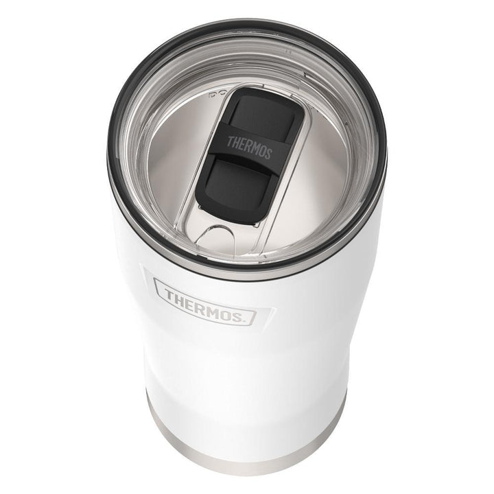 Thermos 24 ounce stainless steel tumbler with slide lock lid