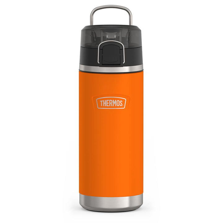 Thermos 18 ounce Stainless Steel Water Bottle with locking, covered spout lid