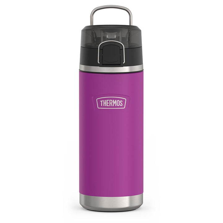 Thermos 18 ounce Stainless Steel Water Bottle with locking, covered spout lid