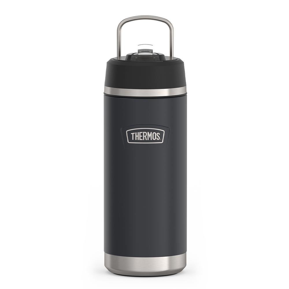 Thermos 18 ounce Stainless Steel Water Bottle with flip-up straw