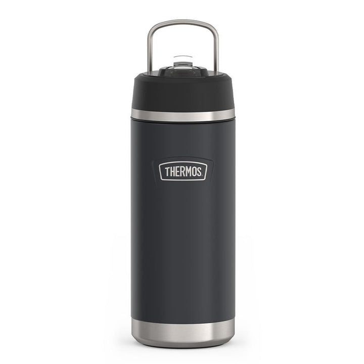 Thermos 18 ounce Stainless Steel Water Bottle with flip-up straw
