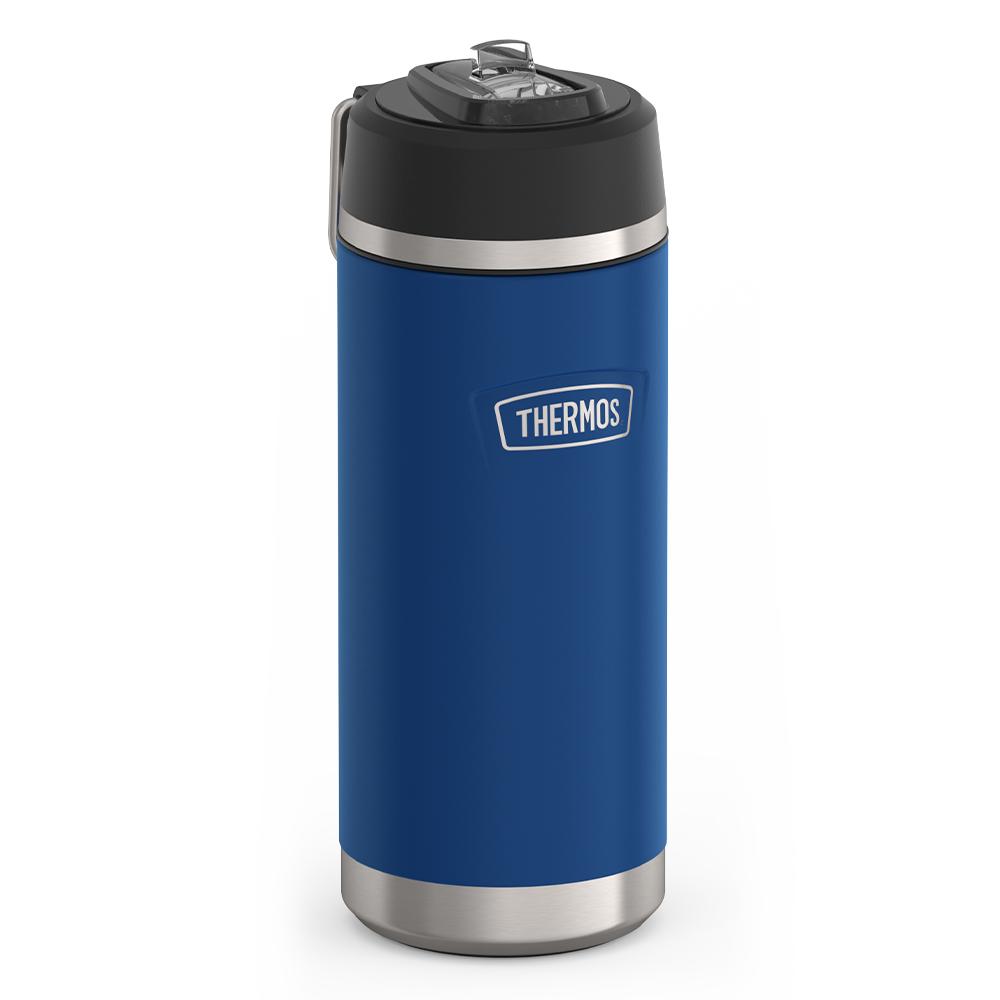 Thermos 18 ounce Stainless Steel Water Bottle with flip-up straw